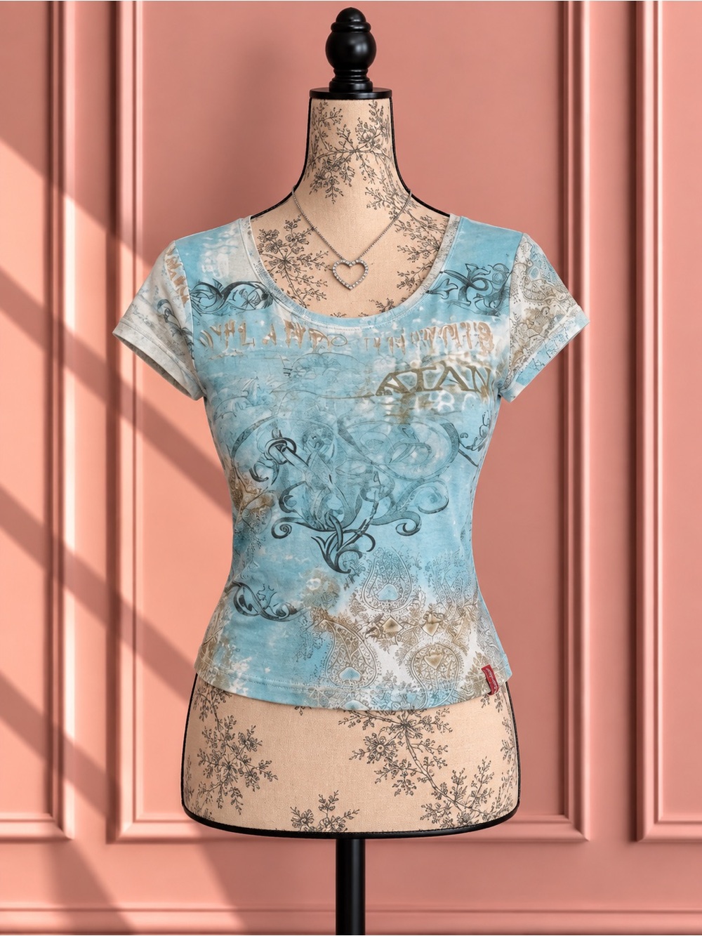 Y2K Point Zero Short-Sleeve Graphic Top Size M